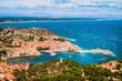 canvas print picture - Vue panoramique de Collioure du haut du Fort Saint-Elme