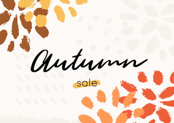 Canvas Print - Abstract Autumn Design