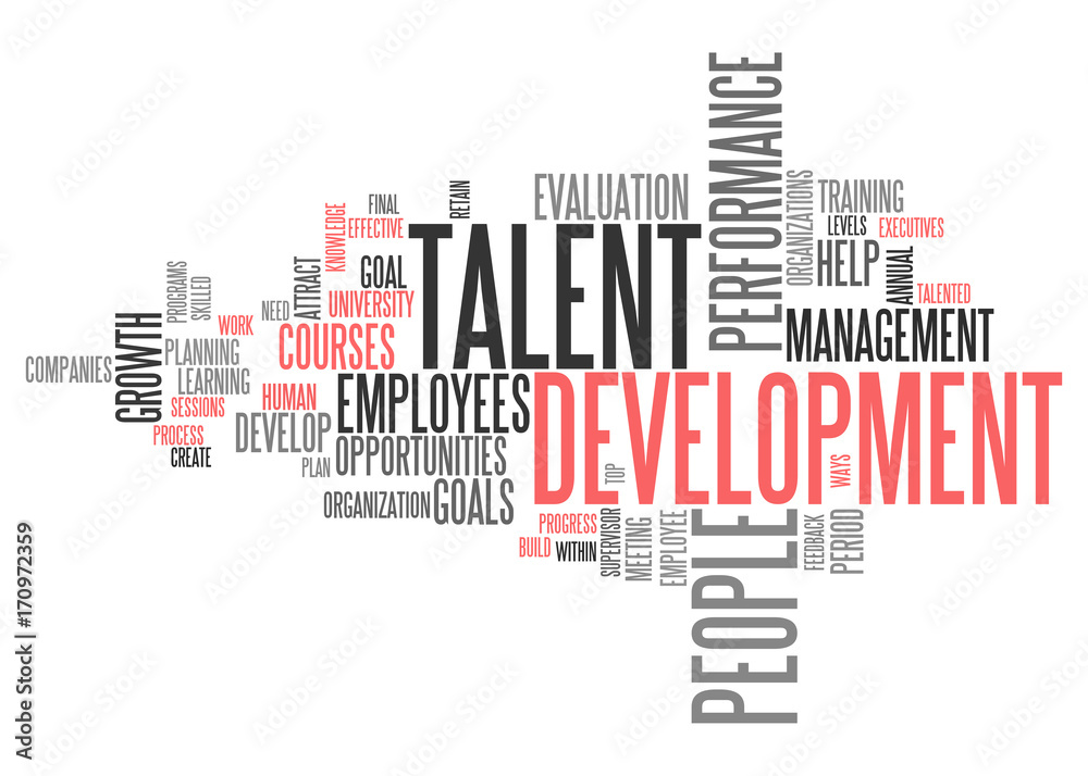 Word Cloud Talent Development