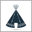 Indians wigwam simple icon