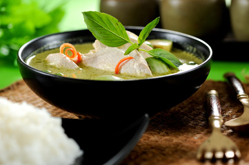 Wall Mural - Green curry