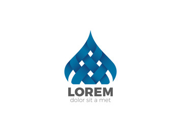 Poster - ribbon islamic dome palace logo design vector. arabic logotype