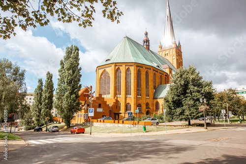 Obrazy Szczecin   widok-na-katedre-sw-jakuba-apostola-w-szczecinie-polska