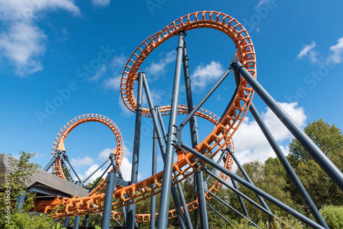 Zdjęcie XXL Diabelski młyn i roller coaster, Francja
