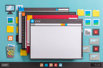 Wall Mural - Multiple windows