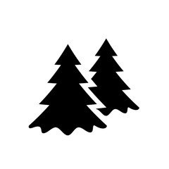 Wall Mural - Forest vector icon