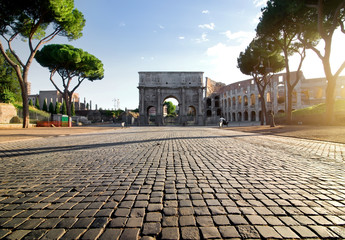 Wall Mural - landmarks of rome