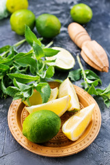 Poster - ingredients for mojito