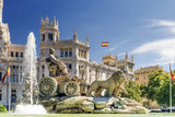 Fototapeta  - fountain of Cibeles In Madrid, Spain
