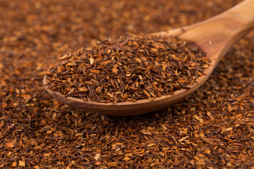 Heap of dry rooibos tea