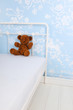 Child bedroom with stuffed bear