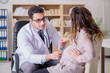 © Elnur - Pregnant woman visiting doctor for consultation