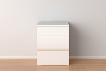 Poster - drawer chest in home interior