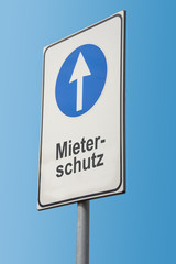 Poster - Schild 173 - Mieterschutz