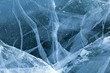 The texture of the ice. Winter background.