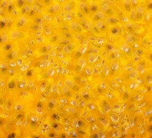 Passion Fruit Juice Close Up Texture For Background