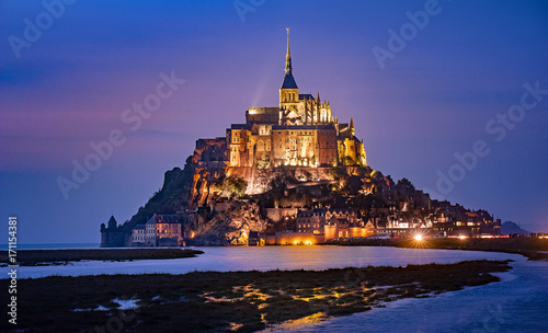 Mont saint Michel Fotobehang