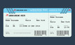 Vector Airplane ticket design template.