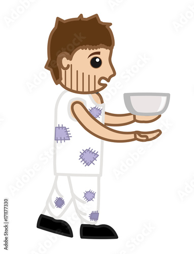 Begging Cartoon Poor Man Buy This Stock Vector And Explore Similar Vectors At Adobe Stock Adobe Stock