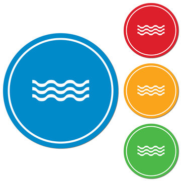 Water waves icon