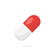 Pill icon vector isolated