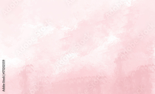 Pink watercolor background. Digital drawing.