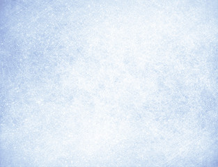 Ice frozen blue background, icy frost scratched texture, cold winter material