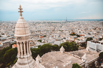 Paris Cityscape from top of Montmarte church