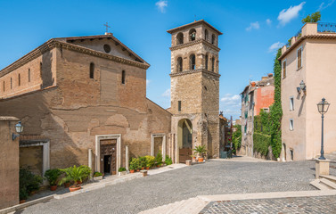 Wall Mural - San Pietro alla Carità Church in Tivoli, province of Rome, Lazio, central Italy.