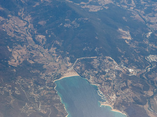 Sticker - Aerial view of Corsica