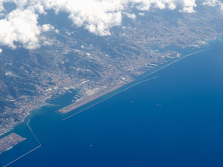 Aerial view of Genoa