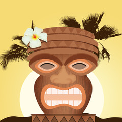 Poster - Hawaiian traditional totem