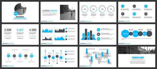 Aufkleber - Business presentation slides templates from infographic elements. Can be used for presentation, flyer and leaflet, brochure, corporate report, marketing, advertising, annual report, banner, booklet.