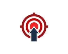 Focus Target Icon Logo Design Element