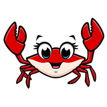 Cartoon Cute Crab