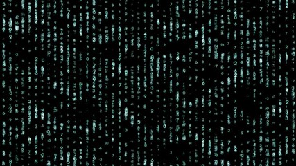 Poster - meditative pulsation of digital waves.seamless loop.background
