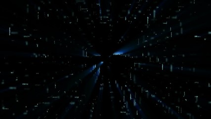 Poster - light technologies through the holes left by the numbers.background.seamless loop.