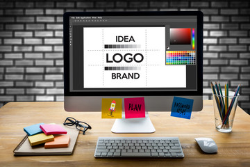 Aufkleber - design creative creativity work brand designer sketch graphic  logo design Business concept