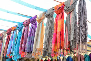 Colorful Turkish style scarf