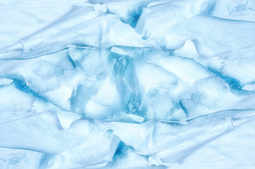  Textured ice blue frozen winter background