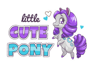 Sticker - Little cute pony patch.