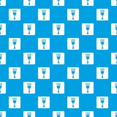 Poster - Bar code scanner pattern seamless blue