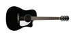 © Primastock - Musical instrument - Black acoustic guitar. Isolated