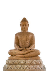 Brown marble Buddha image