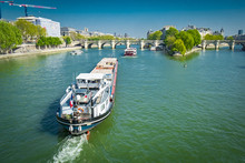 Barge On The Seine