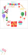Flat vector icons Celebration party carnival festive icons set. Colorful symbols and elements - mask, gifts, presents, balloon, hat, cap