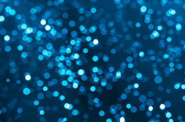 abstract blue bokeh background.