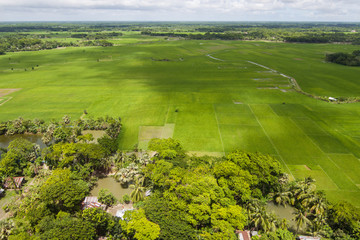 The helicopter shot from Dhaka, Bangladesh