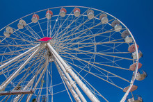Ferris Wheel At The Pomona Fair Grounds, Los Angeles County Fair, LA Californina