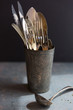 © Helen Rushbrook/Stocksy - Vintage silver cutlery